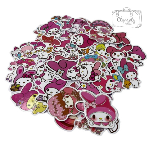 Zestaw Naklejek Wlepki StickerBomb My Melody Hello Kitty