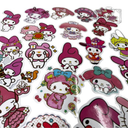 Zestaw Naklejek Wlepki StickerBomb My Melody Hello Kitty N303