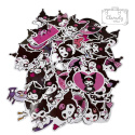 Zestaw Naklejek Wlepki StickerBomb Kuromi Hello Kitty