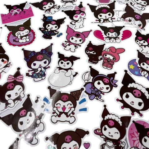 Zestaw Naklejek Wlepki StickerBomb Kuromi Hello Kitty N301
