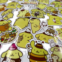 Zestaw Naklejek Wlepki StickerBomb Pompompurin Hello Kitty N302