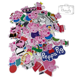 Zestaw Naklejek Wlepki StickerBomb Świnka Peppa N319
