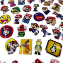 Zestaw Naklejek Wlepki StickerBomb Super Mario Bros N321