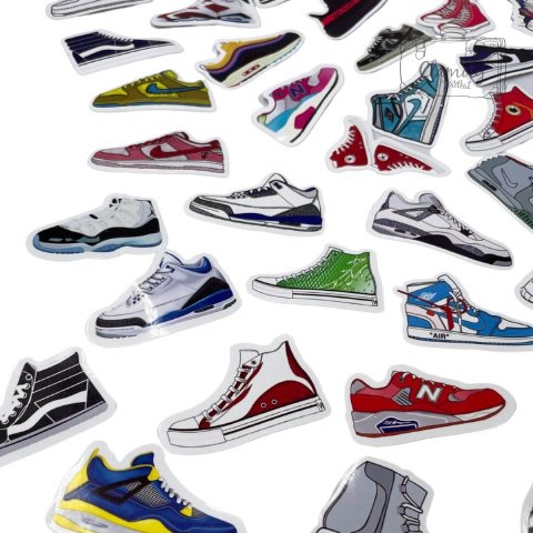 Zestaw Naklejek Wlepki StickerBomb Sneakers Mix Shoes N345/619