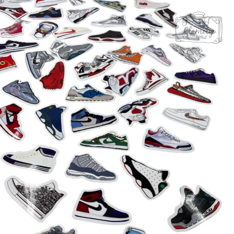 Zestaw Naklejek Wlepki StickerBomb Sneakers Mix Shoes N345/619