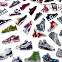 Zestaw Naklejek Wlepki StickerBomb Sneakers Mix Shoes N345