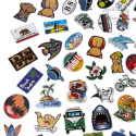 Zestaw Naklejek Wlepki StickerBomb Beach Summer Surf Mix N361