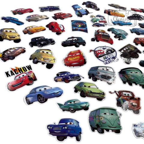 Zestaw Naklejek Wlepki StickerBomb Bajka Auta 3 Cars 3 N337/652