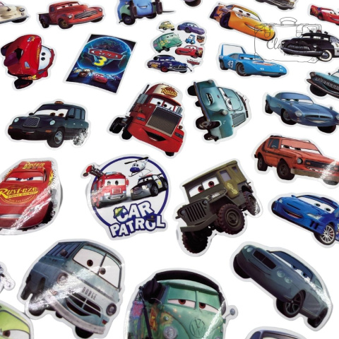 Zestaw Naklejek Wlepki StickerBomb Bajka Auta 3 Cars 3 N337/652