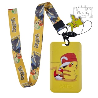 Identyfikator Na Karte Na Dokument Holder Żółty Pokemon Pikachu