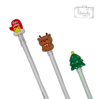Cienkopis Długopis Świąteczny Christmas Brązowy Renifer