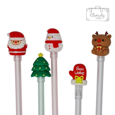 Cienkopis Długopis Świąteczny Christmas Brązowy Renifer