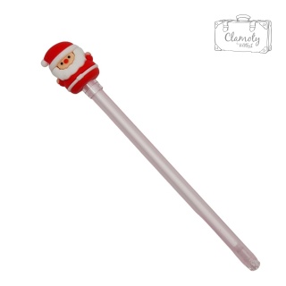 Cienkopis Długopis Świąteczny Christmas Święty Mikołaj