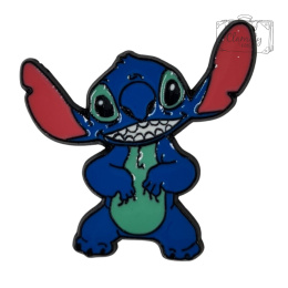 Metalowa Przypinka Niebiski Kosmita Stitch Pin Disney