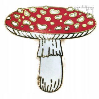 Przypinka Grzyb Muchomor Buton Metal Pin