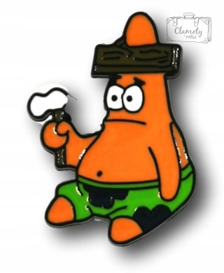 Przypinka Metalowa Patryk Patrick Spongebob Pin