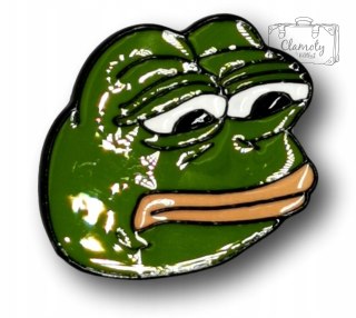 Przypinka Metalowa Pepe Żaba Mem Metal Pin