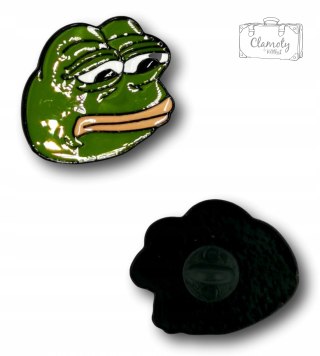 Przypinka Metalowa Pepe Żaba Mem Metal Pin