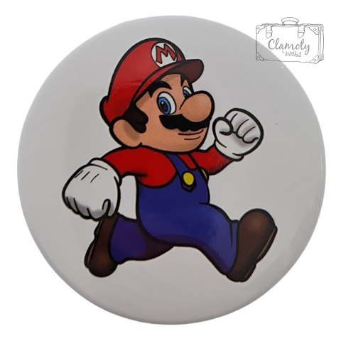 Przypinka Okrągła Mario Super Mario Bros Game Lovers Nintendo