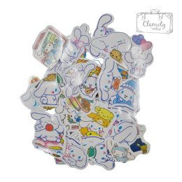 Zestaw Naklejek Wlepki StickerBomb Cinnamoroll X Hello Kitty Anime