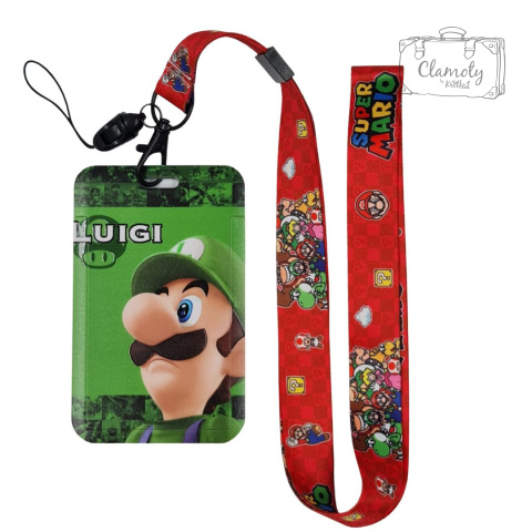 Identyfikator Na Karte Na Dokument Holder Mario Bros Luigi
