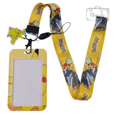 Identyfikator Na Karte Na Dokument Holder Żółty Pokemon Pikachu