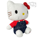 Maskotka Pluszowa Hello Kitty Jeansowa Sukienka 50x33x21 cm