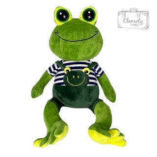 Maskotka Pluszowa Pluszak Przytulanka Żaba Chłopak 40x25x20