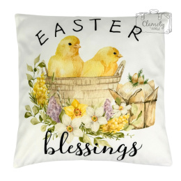 Poszewka Wielkanocna Easter Blessings Kurczaczki 45x45