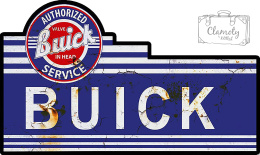Tablica Tabliczka Blacha Ozdobna American Buick Authorized Service