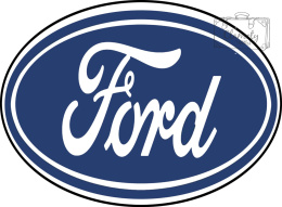 Tablica Tabliczka Blacha Ozdobna Stary Znaczek Logo Ford Retro Vintage