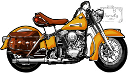 Tablica Tabliczka Blacha Ozdobna Orange Motor Harley Retro Vintage