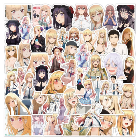 Zestaw Naklejek Wlepki StickerBomb My Dress Up Darling Anime Manga N407