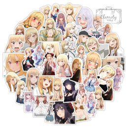 Zestaw Naklejek Wlepki StickerBomb My Dress Up Darling Anime Manga N407