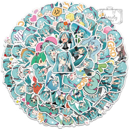 Zestaw Naklejek Wlepki StickerBomb Music Hatsune Miku Anime Manga N406