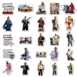 Zestaw Naklejek Wlepki StickerBomb Game Wanted GTA Grand Theft Auto N403