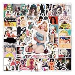 Zestaw Naklejek Wlepki StickerBomb Sexy Girl Gang Girls Art Girl Power N412
