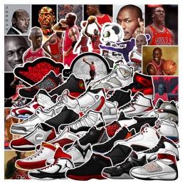 Zestaw Naklejek Wlepki StickerBomb Michael Jordan 23 Buty Sneakersy N401