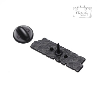 Metalowa Przypinka Dont Tell Me To Smile Text Pin