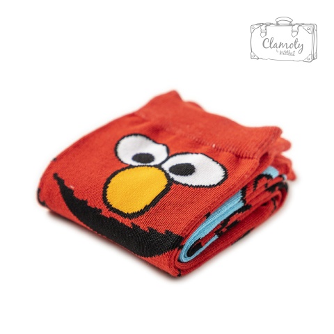 Skarpetki Skarpety Bawełniane Czerwono Błękitne Elmo Ulica Sezamkowa 39-44