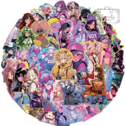 Zestaw Naklejek Wlepki StickerBomb Anime Girls Manga Girls N433