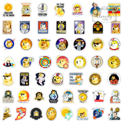 Zestaw Naklejek Wlepki StickerBomb Dog Pies Shiba Inu Cheems Pieseł N414