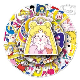 Zestaw Naklejek Wlepki StickerBomb Czarodziejka Z Księżyca Anime N430