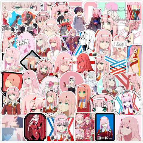 Zestaw Naklejek Wlepki StickerBomb Anime Darling in the Franxx Manga N409