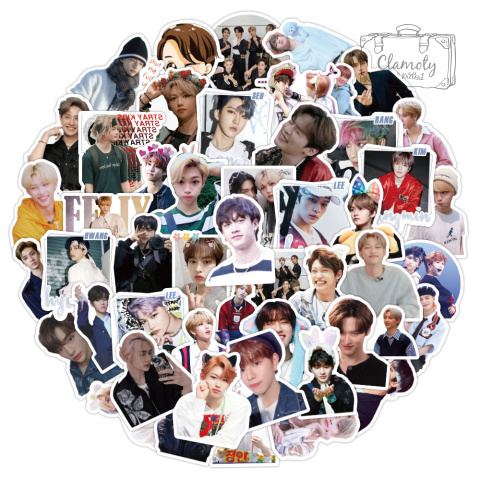Zestaw Naklejek Wlepki StickerBomb Korean Stray Kids K-pop Music Band N454