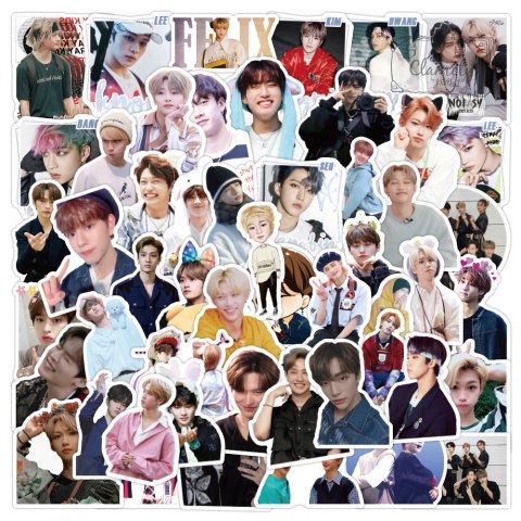 Zestaw Naklejek Wlepki StickerBomb Korean Stray Kids K-pop Music Band N454