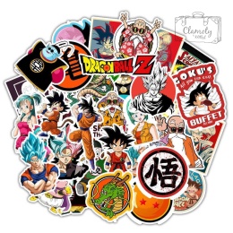 Zestaw Naklejek Wlepki StickerBomb Anime Dragon Ball Z Manga Goku N438