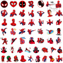 Zestaw Naklejek Wlepki StickerBomb Spider Man Deadpool Marvel DC N426