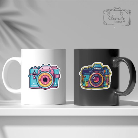 Zestaw Naklejek Wlepki StickerBomb Aparat Fotograficzny Aparaty Camera N445