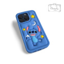 Etui Case Obudowa Iphone 13/14/15 Niebieski Stitch Gwiazdy